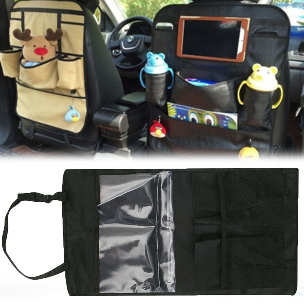 Car Seat Back Organizer Storage Bag Travel Pocket Holder Multi Auto Hanger Rear