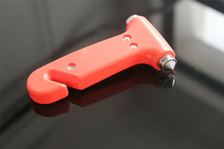 New Emergency Life-Saving Hammer Seatbelt Cutter Safety Tool For AUTO Car Red
