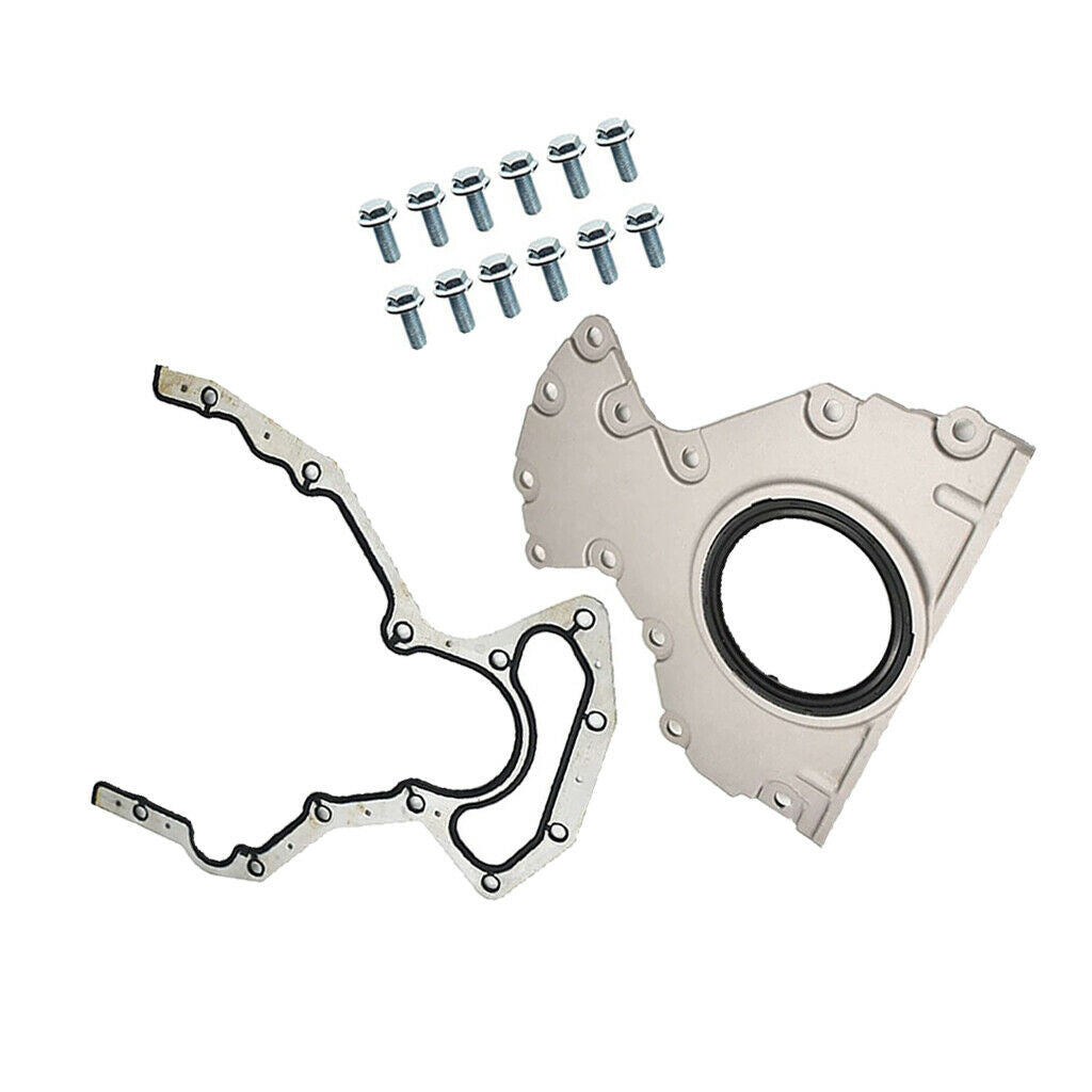 Rear main seal kit w / cover gasket 12633579 gasket 12639250