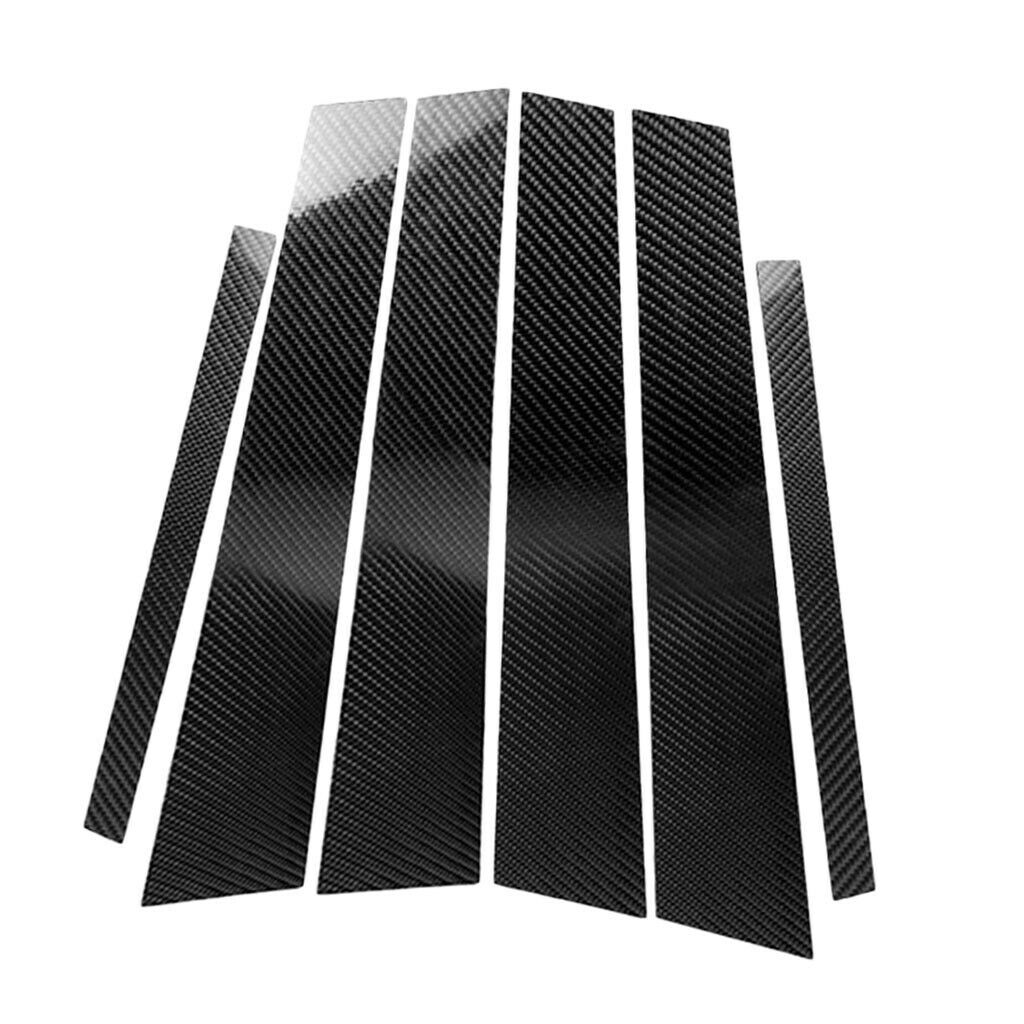 Black Window Pillars Covers Trims For BMW 3 5 Series E90 F30 F10 F20 E71