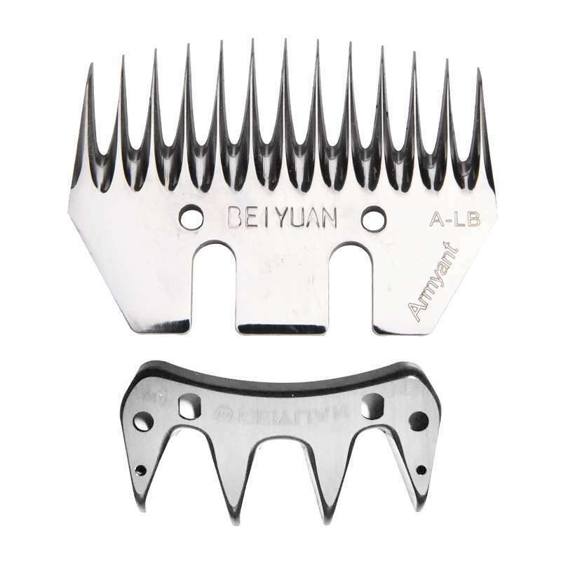 Sheep Shears Blades Straight 13T Tooth Electric Wool Comb Cutter Stainless Steel