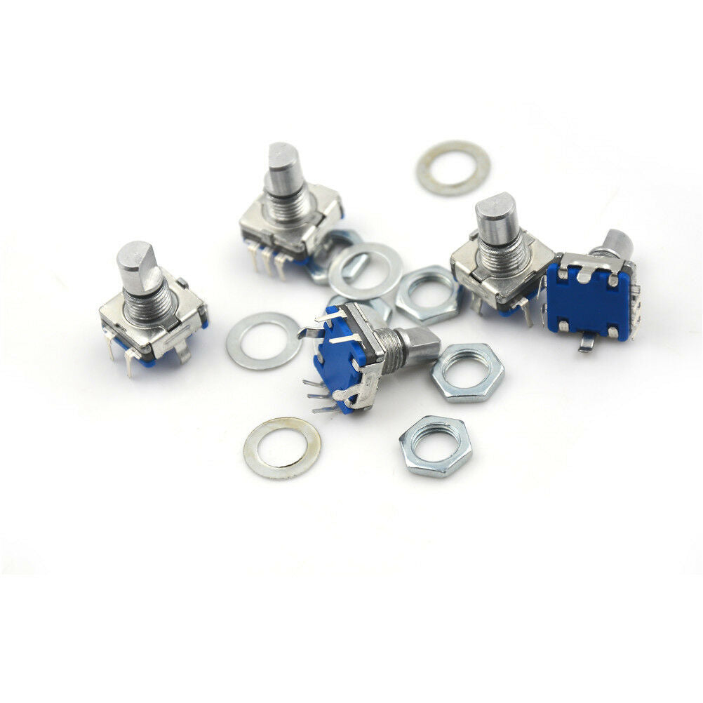 5Pcs Rotary Encoder Push Button Switch Keyswitch Electronic Components 12mm X WF