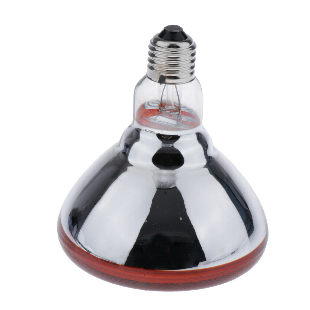220V Basking Bulb Reptile Habitat Heat Light Bulbs Lamp 175W for Reptile Tank