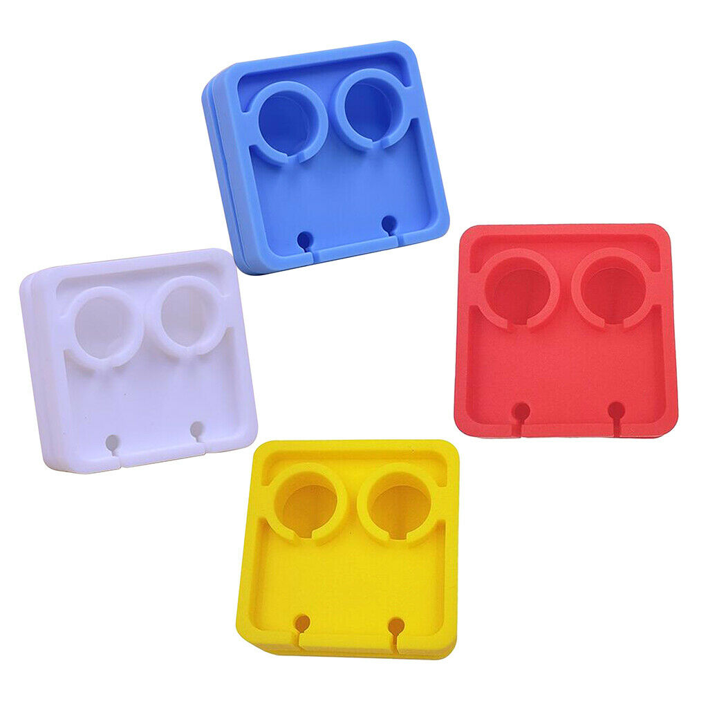 Earbud Holder Cord Wrapper Organizer Earphone Winder Carrying Case White