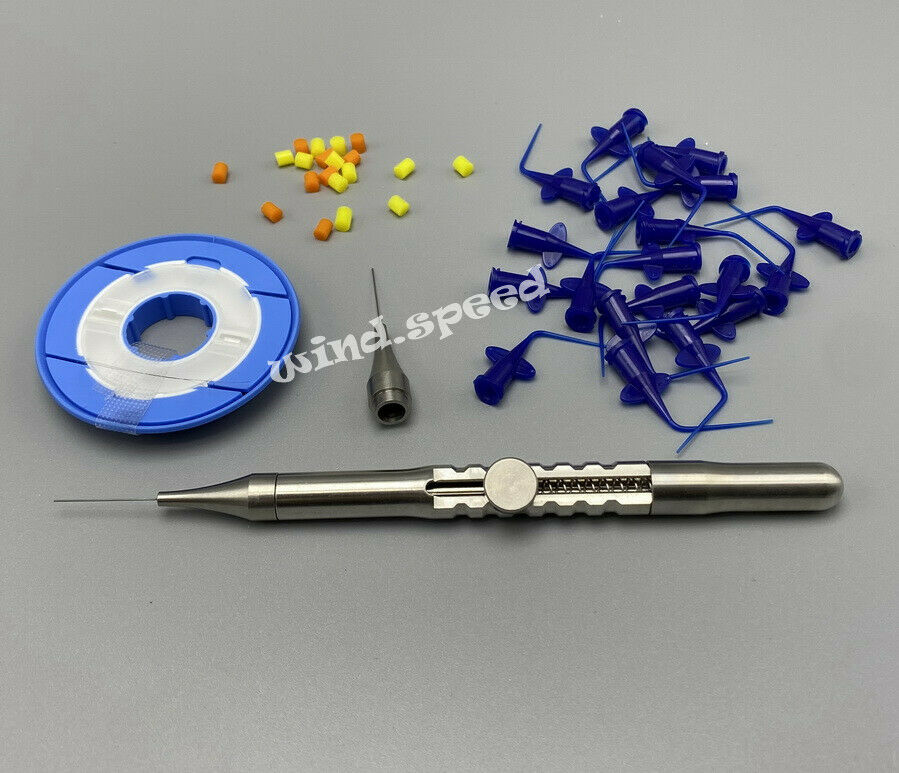Dental Root Canal File Extractor Metal head Tip Endo Endodontics Endodontist kit