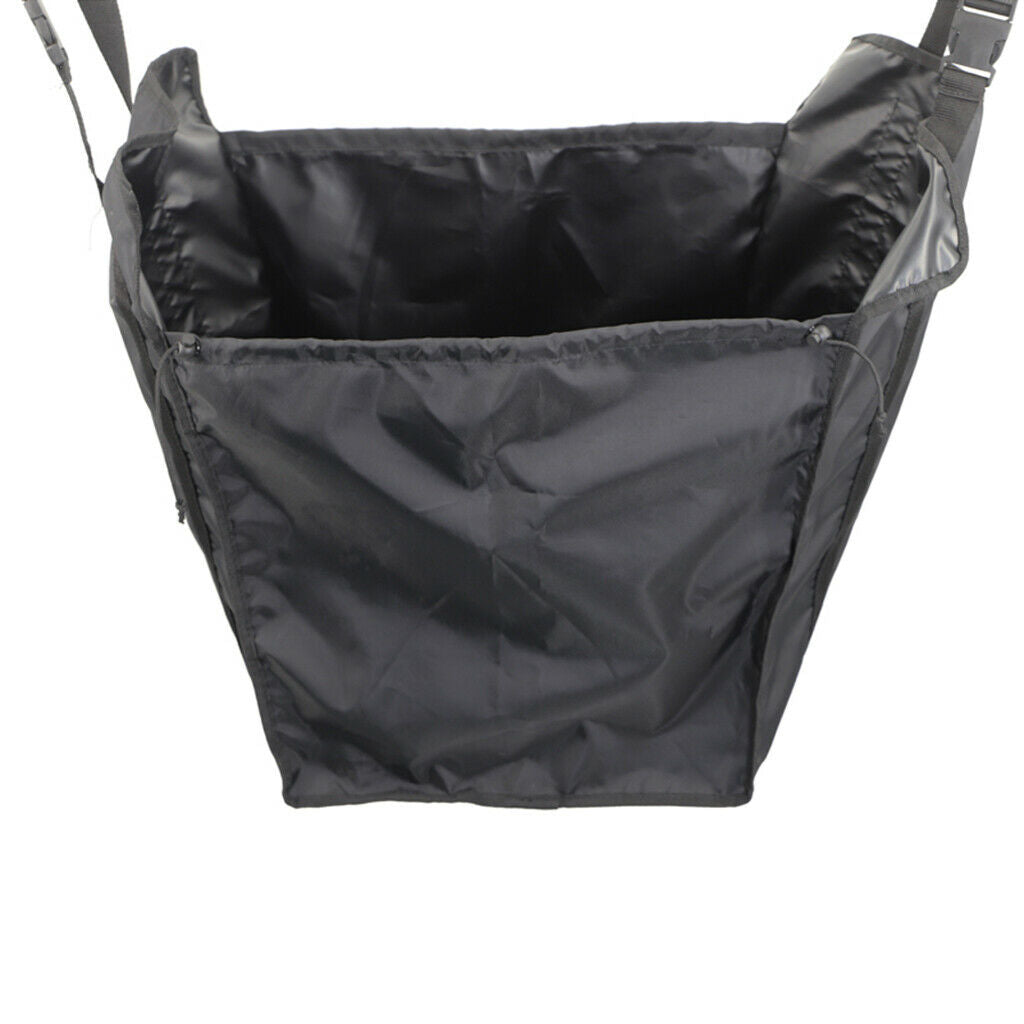 Black Oxford Car Seat Auto Foldable Storage Bag Large Capacity Outdoor