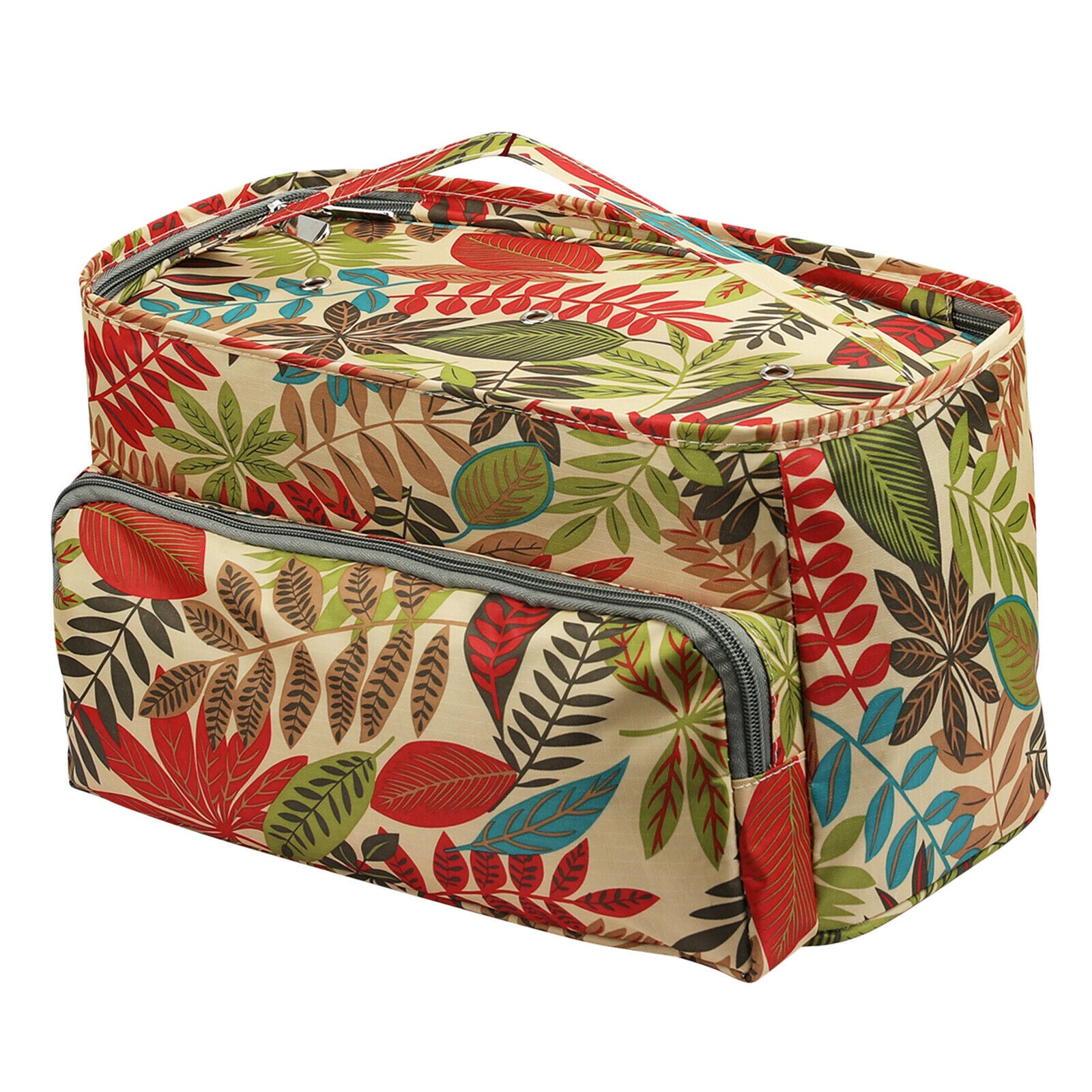 Knitting Bag Yarn Organizer Tote Bag with Zipper Pocket for Knitting Needles