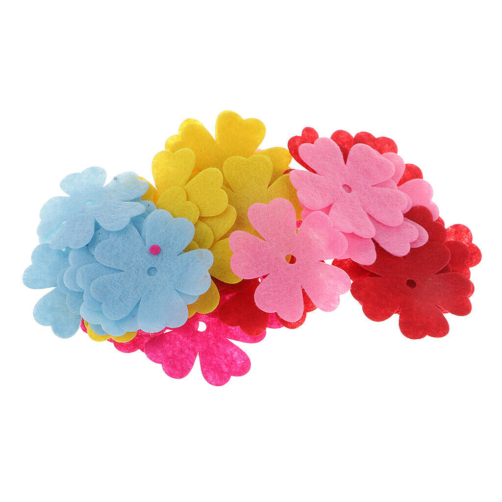 1 Set Felt Bouquets Kit Hand Crafts Materials Package for Children Flower 4
