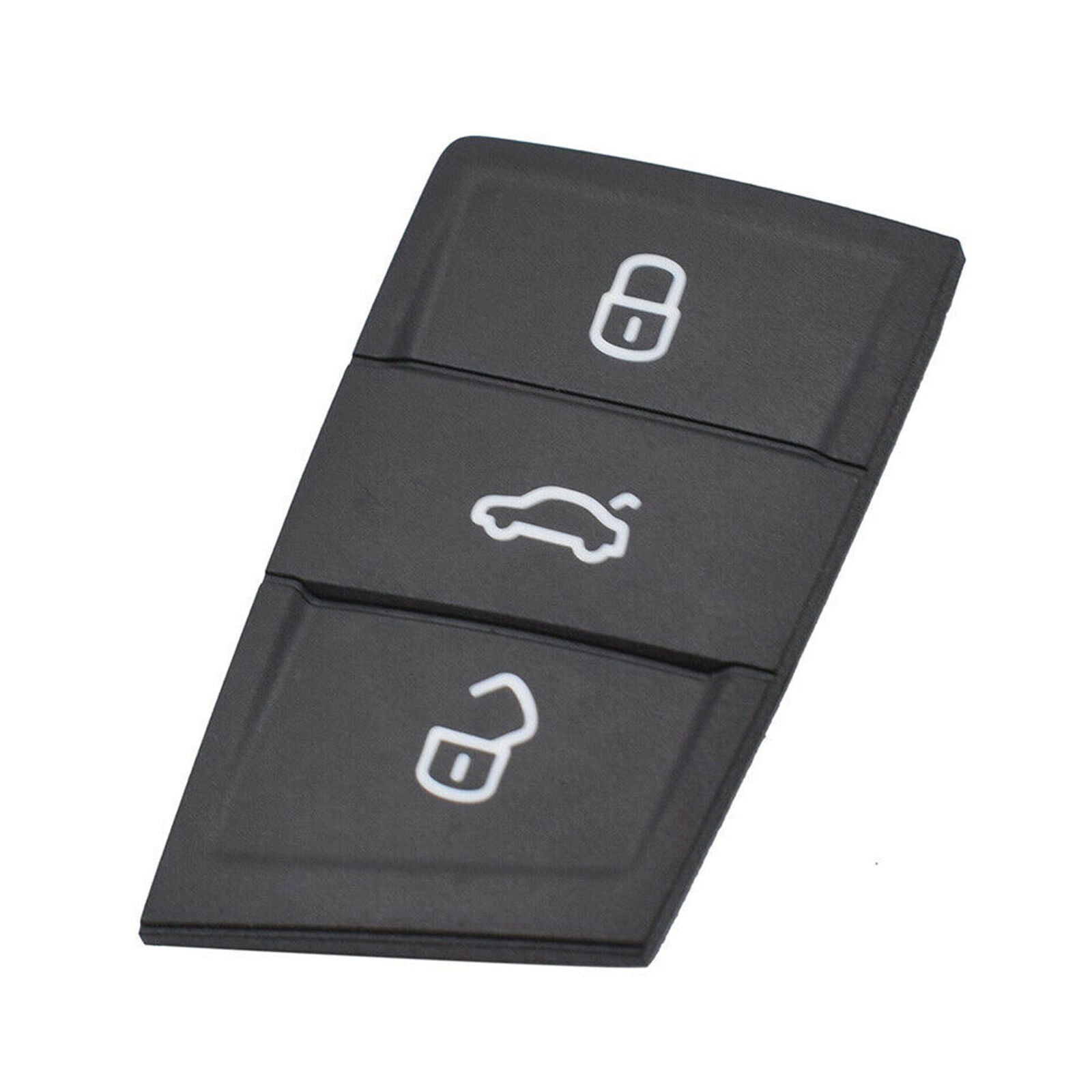 3 Buttons For VW Polo Golf 7 Tiguan Replacement Rubber Pad Remote Key Shell