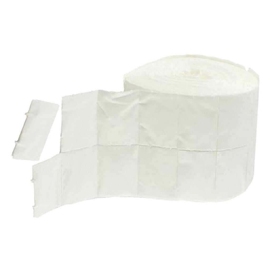 500Pcs /Roll Nail Polish Remover Wraps Pads Nail Art Cleaner Removing Wipers
