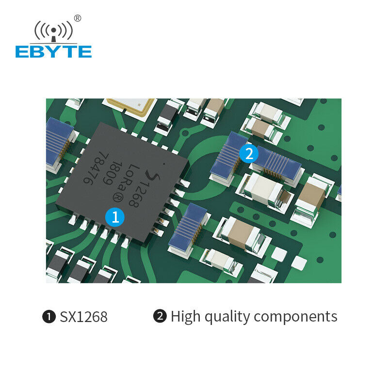 LoRa SX1268 1W 433MHz Wireless RF Module Transceiver Radio Receiver E22-400M30