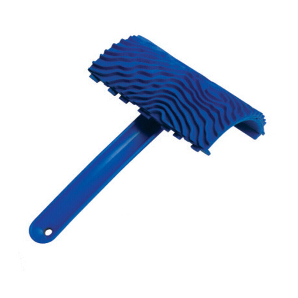 2Pcs Wood Graining Grain Rubber Patin Painting Effect Wall Decor Tool