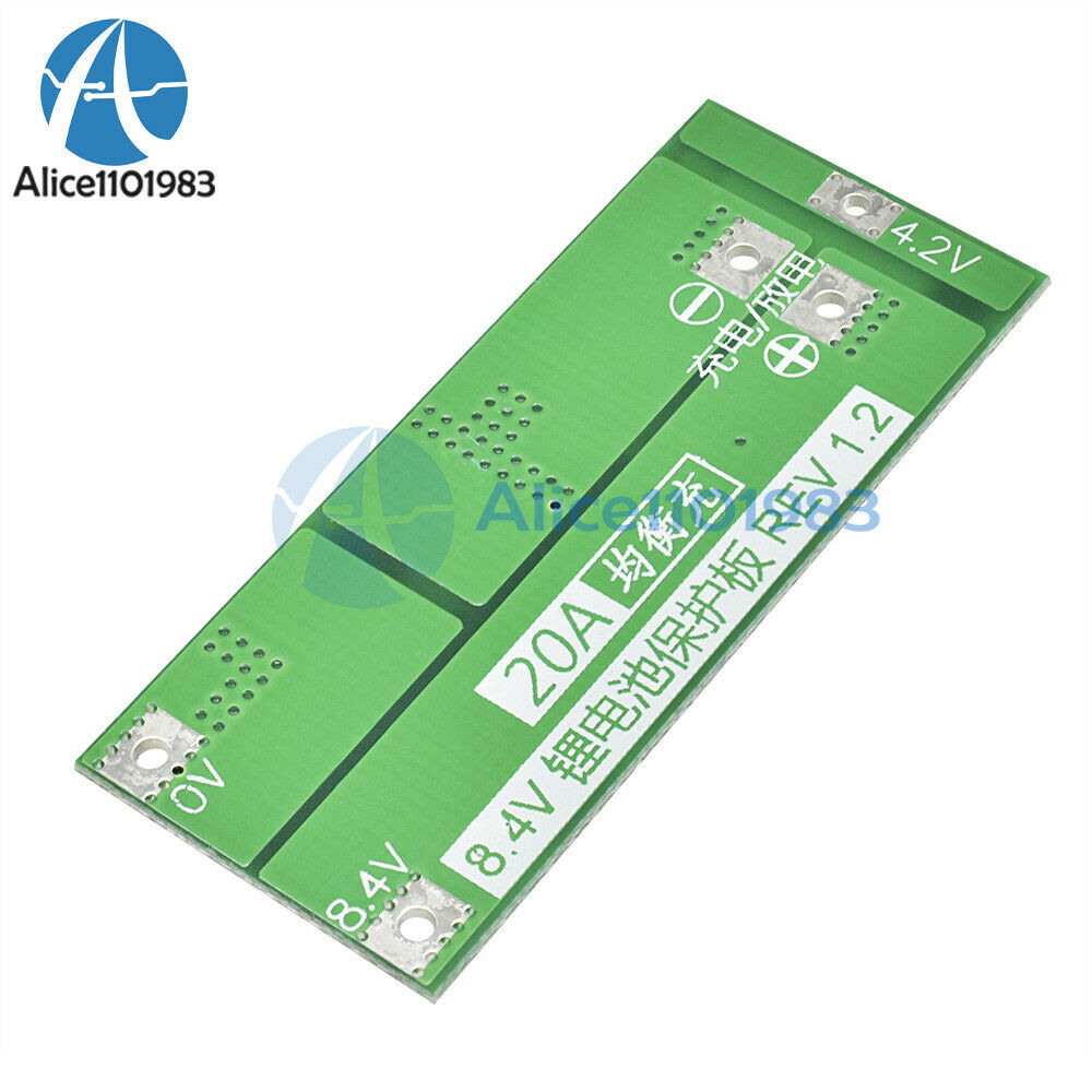 18650 Lithium Li-ion Battery BMS Protection Board 5PCS 2S 20A Charger Balance