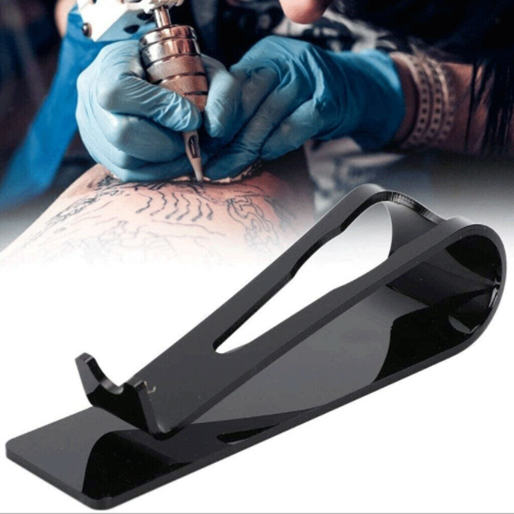 Tattoo Machine Stand Rack,Portable Desktop Acrylic Eyebrow Tattoo Pen Bracket,