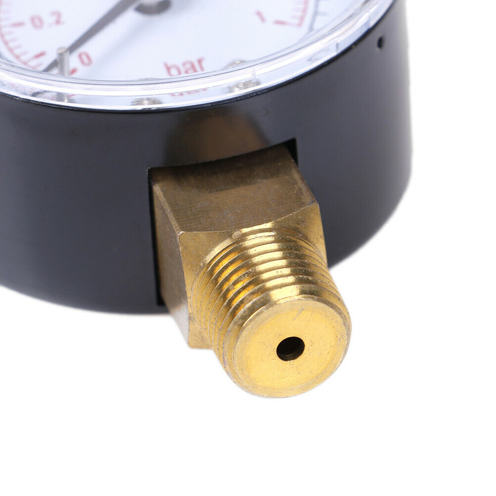 Low pressure gauge for fuel air oil gas water 50mm 0-15 PSI 0-1 bar 1/4 SG TW Gy