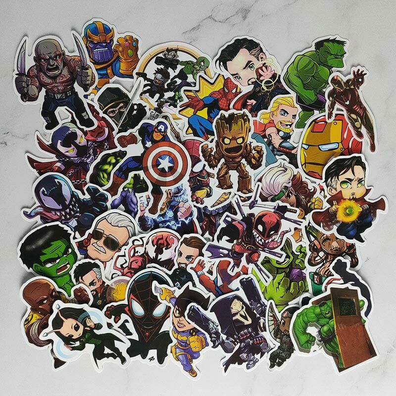 Shop-Story - Stickers Heros: Pack Of 100 Stickers With Super Hero
