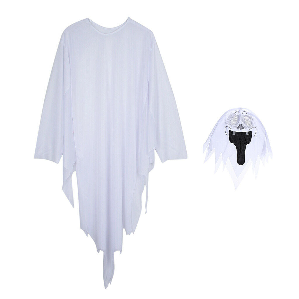 Kids Ghost Costume Scary Halloween Costumes for Boys 80CM