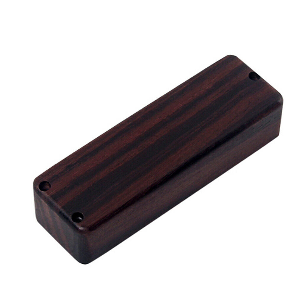 1x Rose Wood Guitar Soapbar Pickup Cover for 5 String Guitar Bass Parts