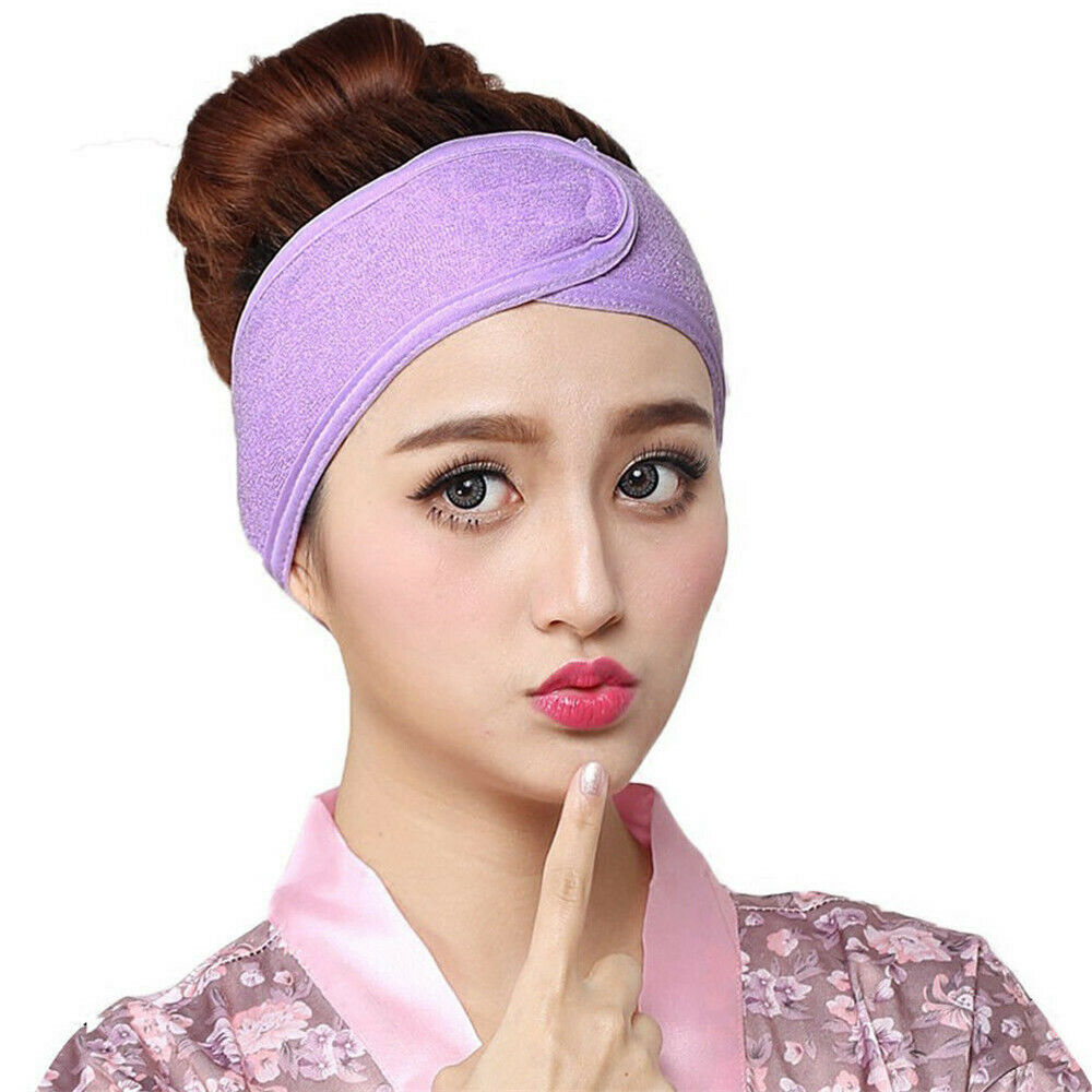 Fashion Women Bath Yoga Sport Make Up Spa Towel Hair Band Wrap Wide Headband New