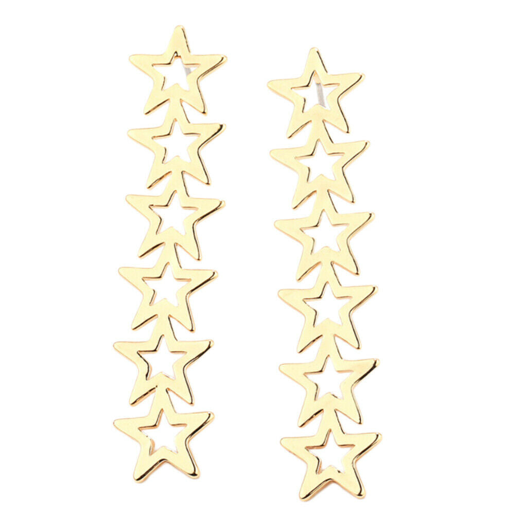 1 pair stars drop stud earring eardrop women fashion jewelry gifts