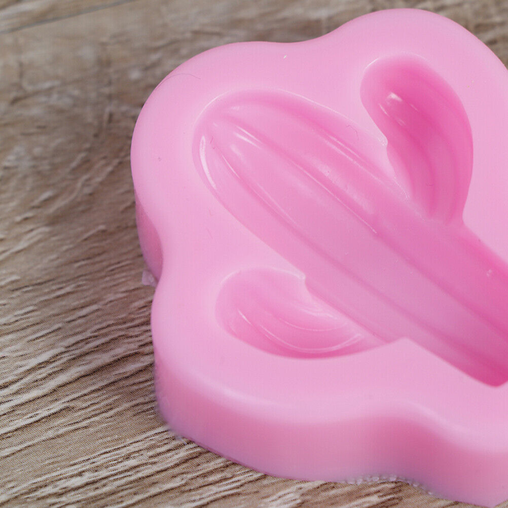 1pc pink Cactus shape molds Candy Chocolate Moldscake Decorating cooking .l8