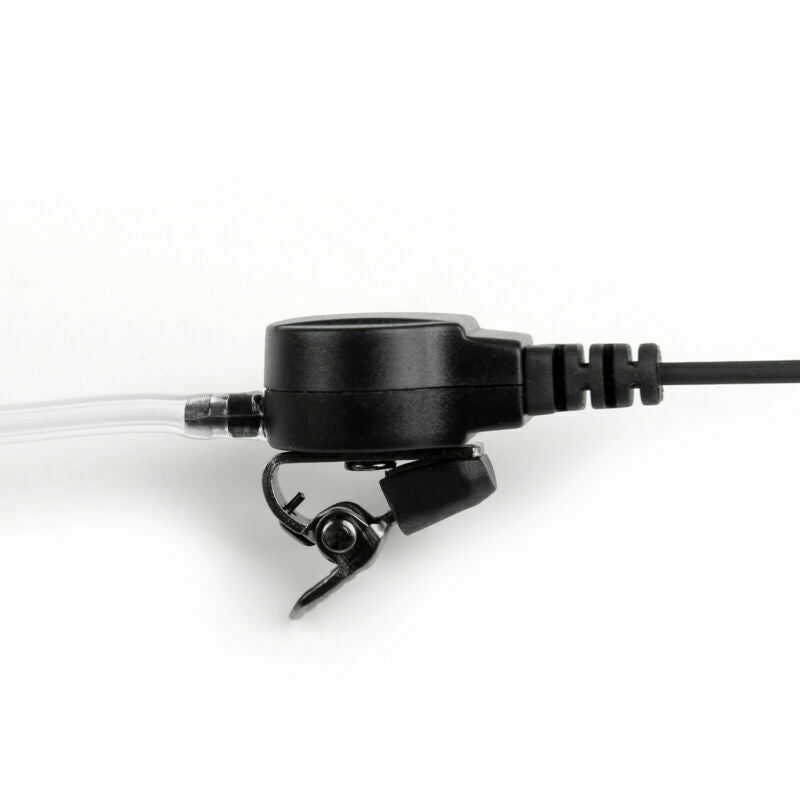 5x 2.5mm Covert Acoustic Tube Headset Mic VOX PTT For  T6200 Radio  AT2