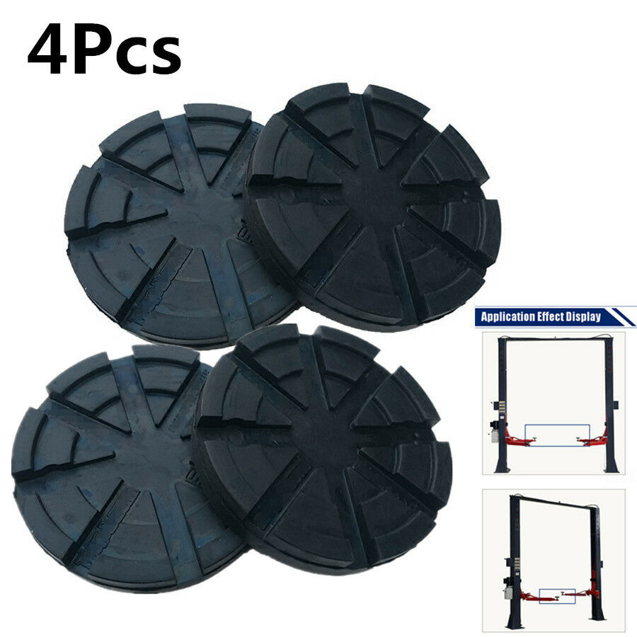 1 Set 4 Heavy Duty Lift Rubber Pads Hold Up Sub-frames&Pinch Weld Lifting Point