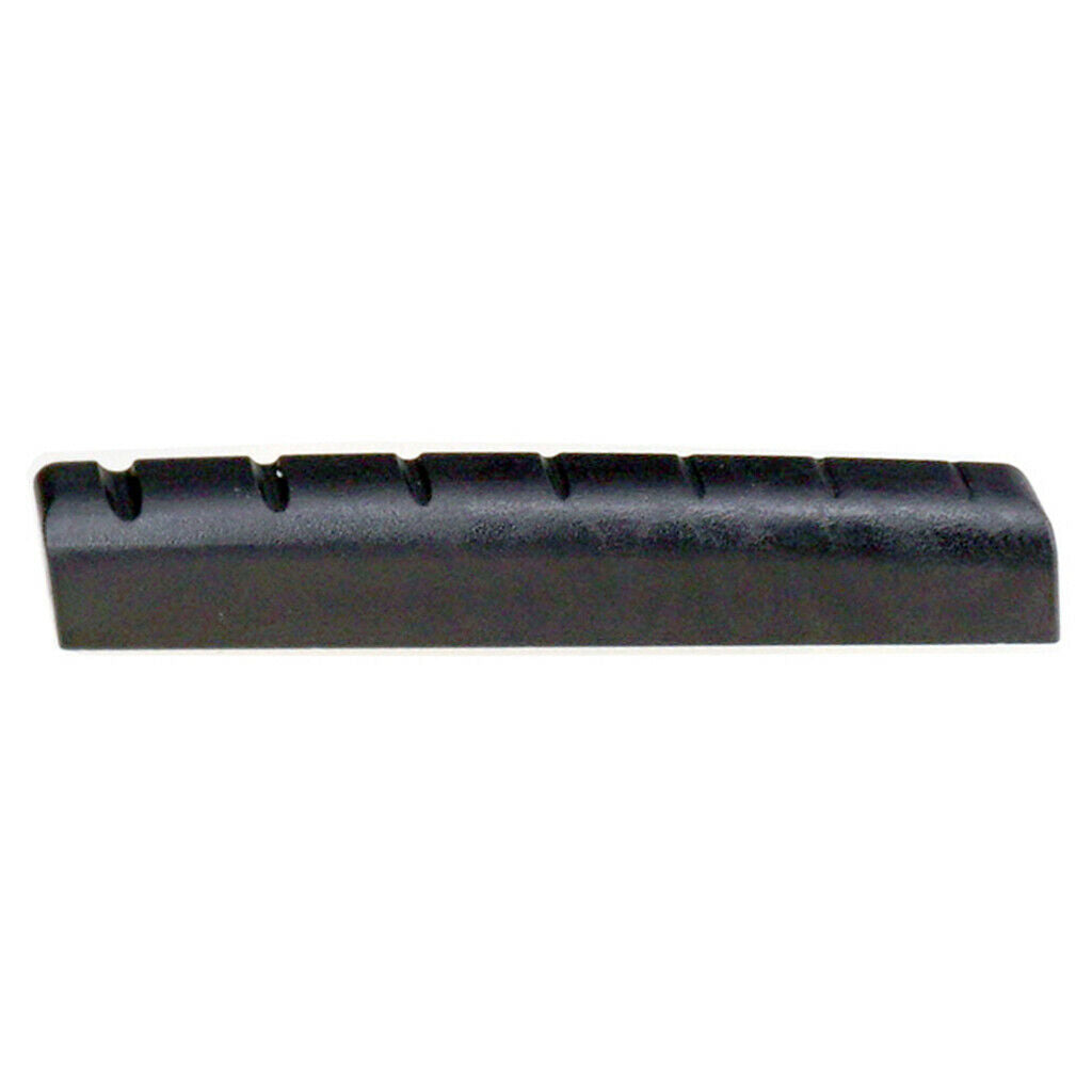 2pcs Black Plastic Split Head Nut Repair For 7 Strings Electric Guitar