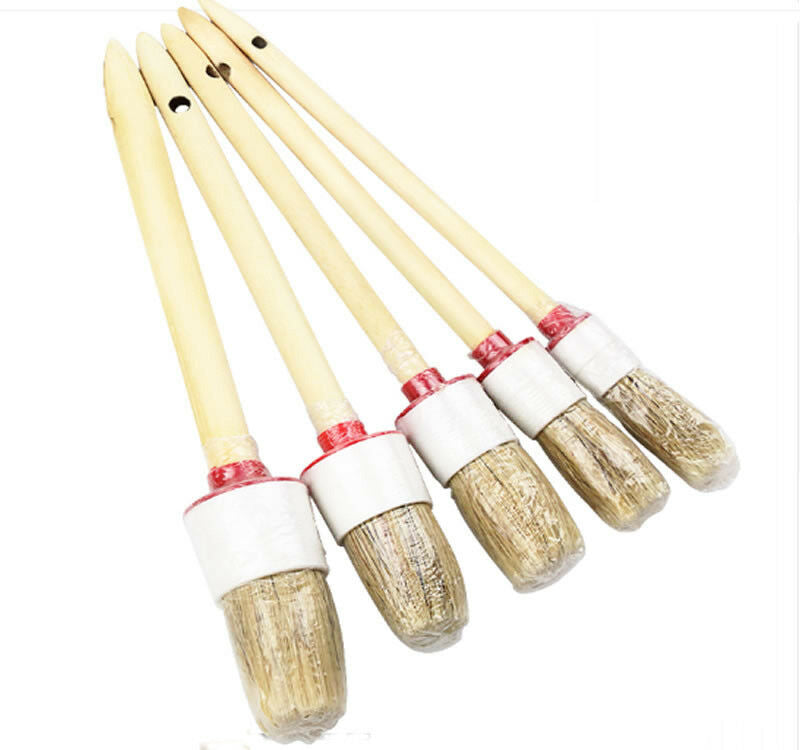 5 X Soft Bristle Brush Automobile Truck  Center Console engine  Cleaning Tool