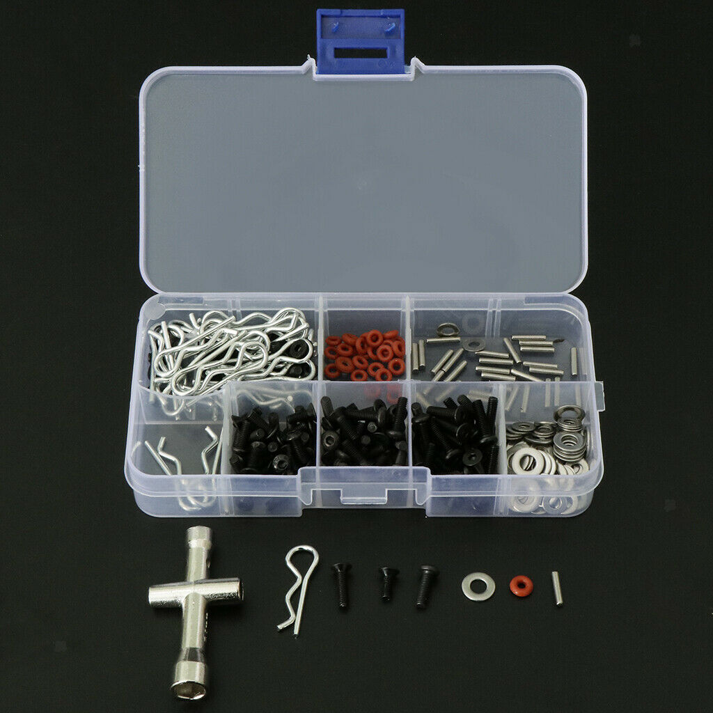 270pcs/set Screws Box Repair Tool Hobby Tool Sets Repair Tool Kit for 1/10 HSP