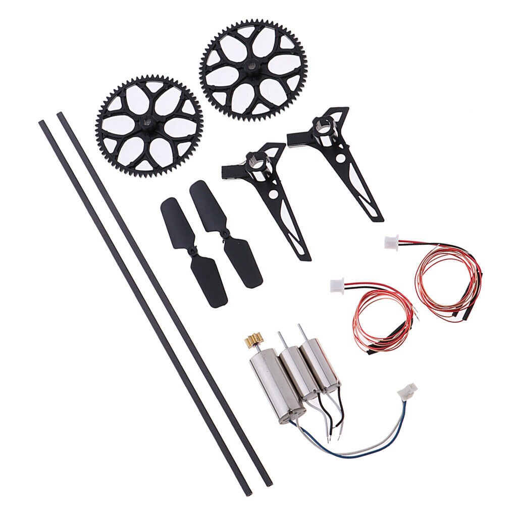 13Pcs Tail Motor  Rotors Gear Pipe Kits For XK K124 Wltoys V911 RC Toys