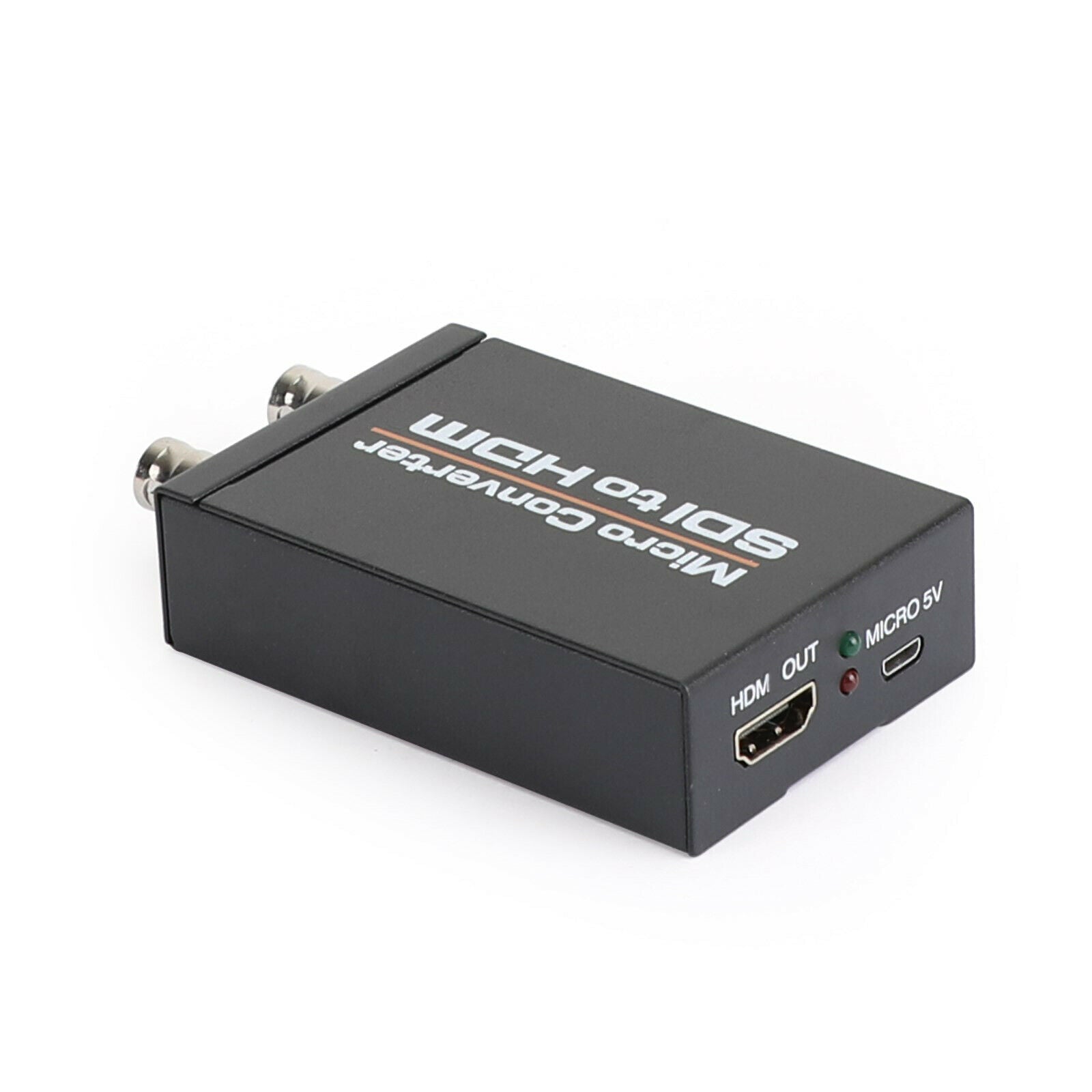 1 SDI In to 2 HDM + SDI Out Mini HD Video Micro Converter Audio Switcher BLK CA