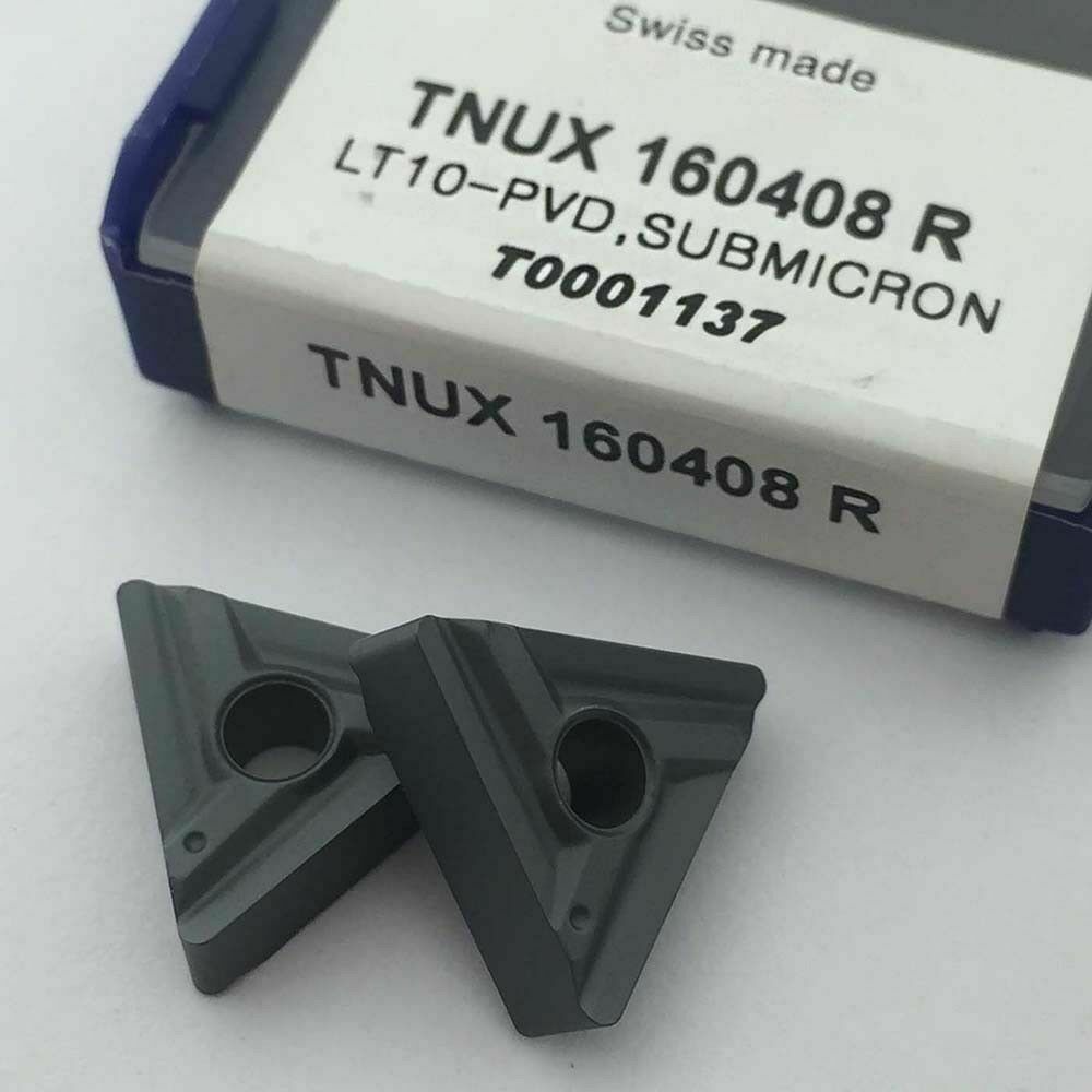 10pcs TNUX160408R CNC lathe insert cutting tool carbide turning blade For Steel