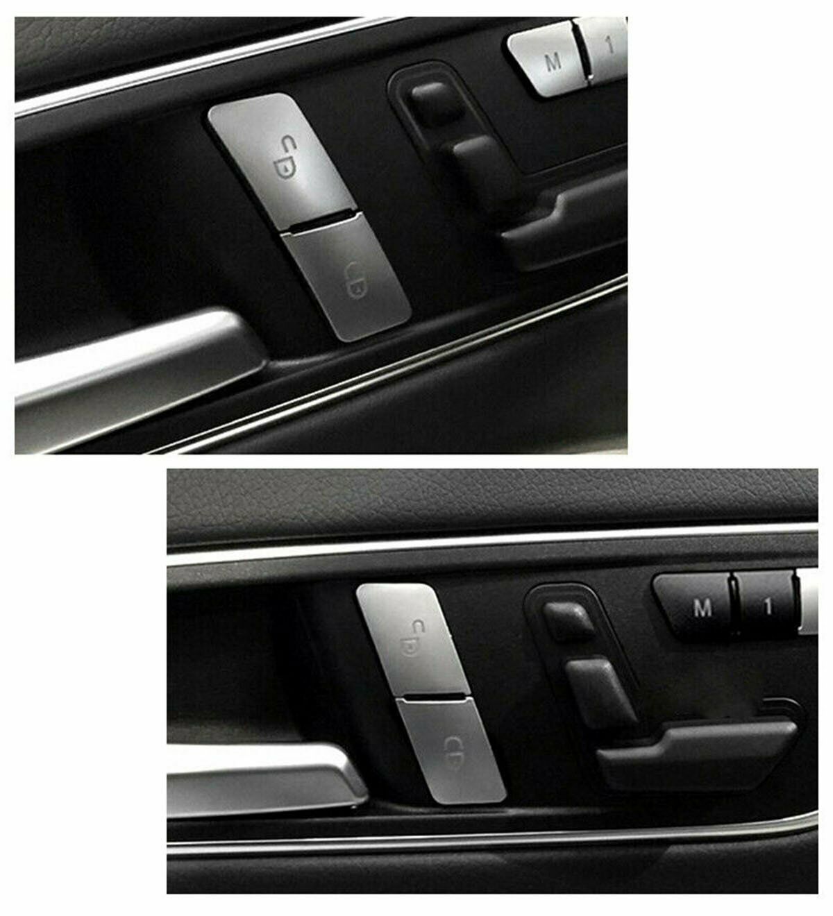 Car Door Lock Unlock Switch Button Cover for Mercedes Benz C E Class W204 W212