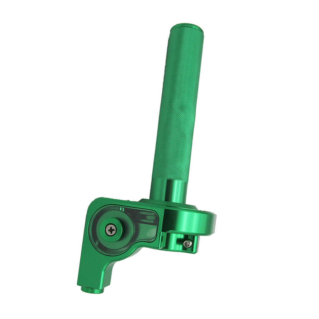 22mm CNC Dirt Pit Bike Scooter Quad Universal Green 7/8" Throttle Twist Grip