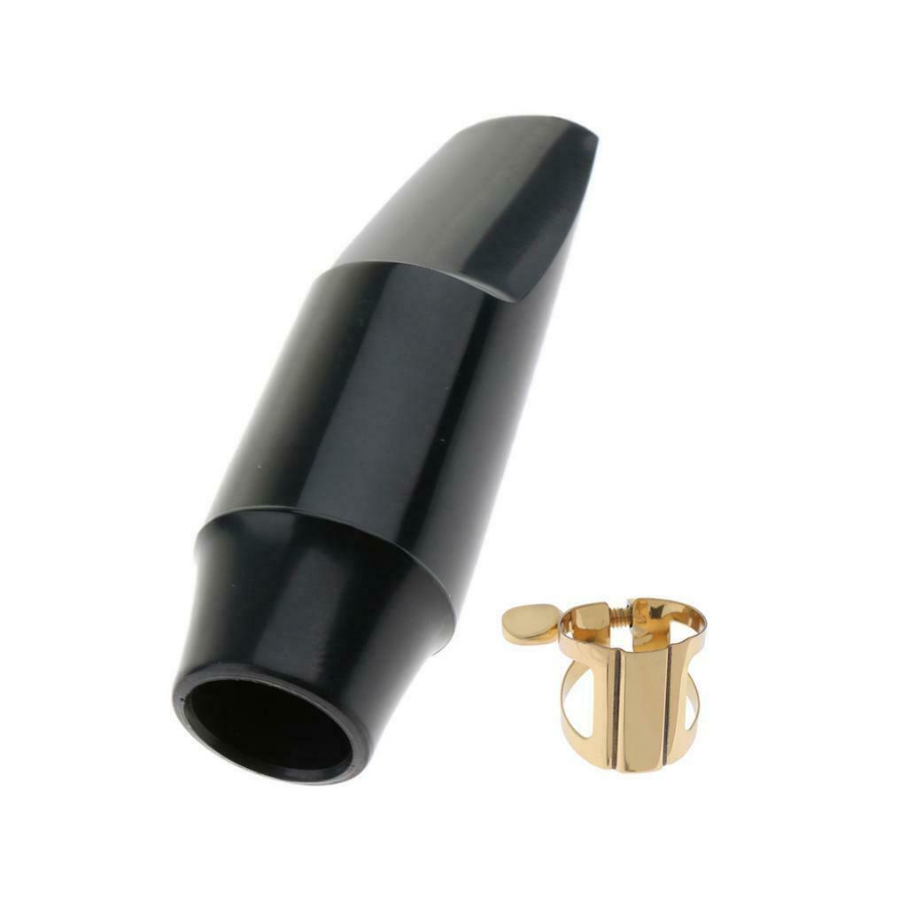 Rubber Soprano Saxophone Mouthpiece with Metal Ligature Fastener for Saxophone