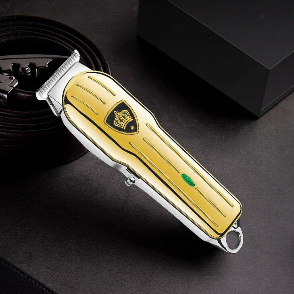 All-in-1 Hair Clipper Set Wireless Hair Trimmer USB Shaver w/ 4 Guide Comb Brush