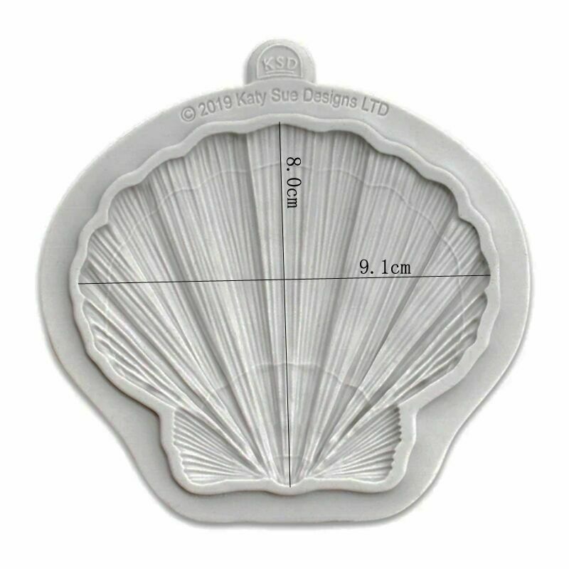 Clam Shell Silicone Mold for Fondant Cake Decor Cupcakes Sugarcra.l8