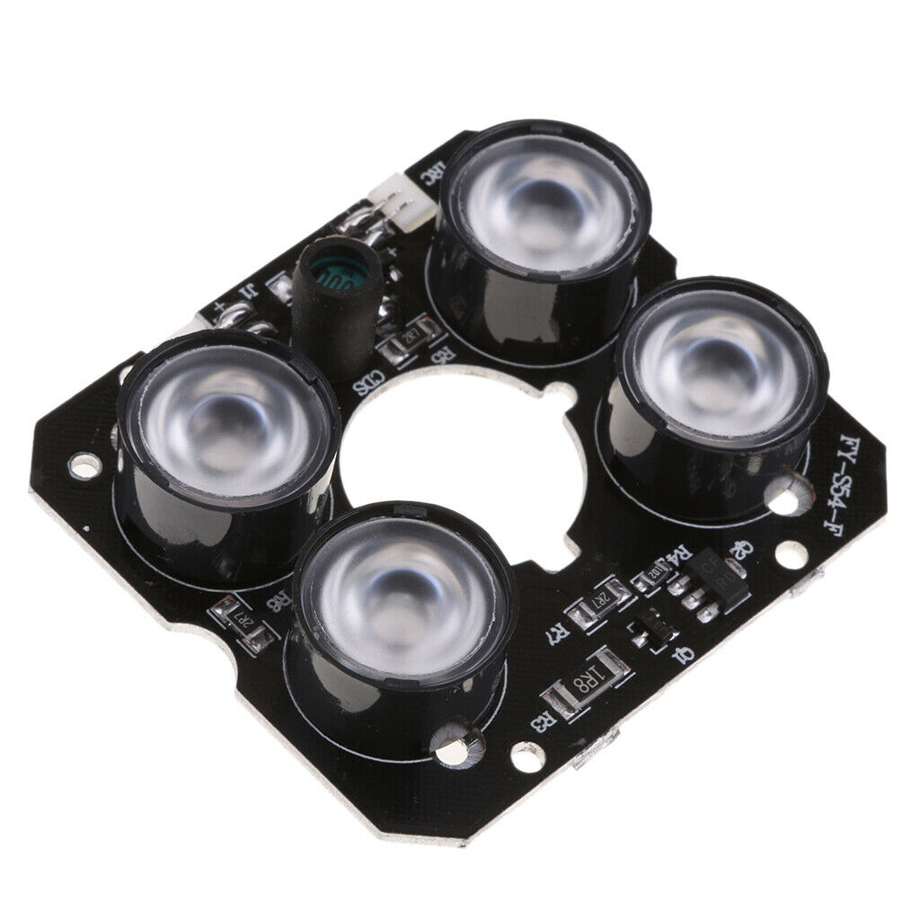4 Pcs IR LED Spotlights 850m  Connect With CCTV Camera