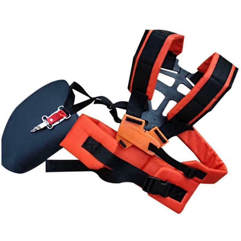 Double Shoulder W Shape Harness Strap Comfort Labor Saving Strimmer Padded Belt