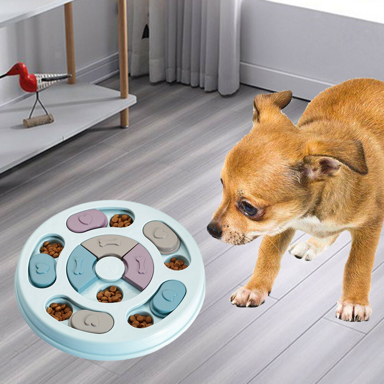 Dog Food Puzzle Dispensing Dogs Cat Feeder Games Feeder Interactive Pet