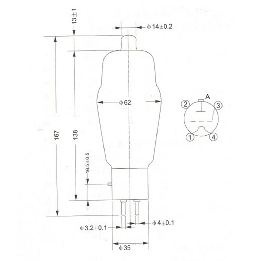 Enterprises Vacuum Tube FU-811 Amplifier Tube Hifi DIY Textile machine