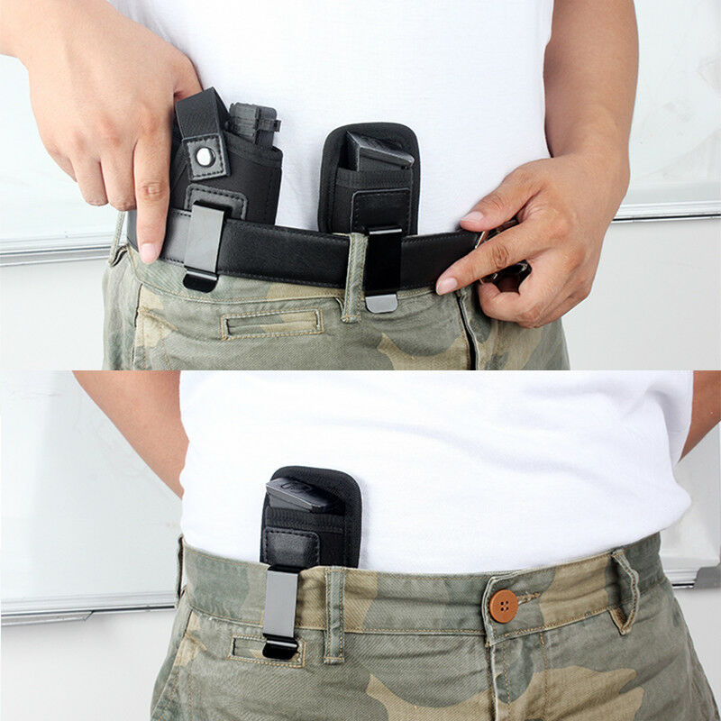Magazine Pouch Double Stack 9mm Concealed Carry For Glock 17 19 21 Beretta