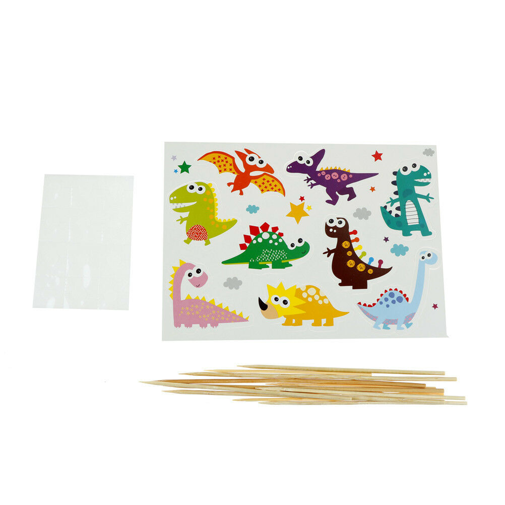 9pcs/set DIY Cake Flag Cartoon Dinosaur Cake Topper Kids Birthday Party D.l8