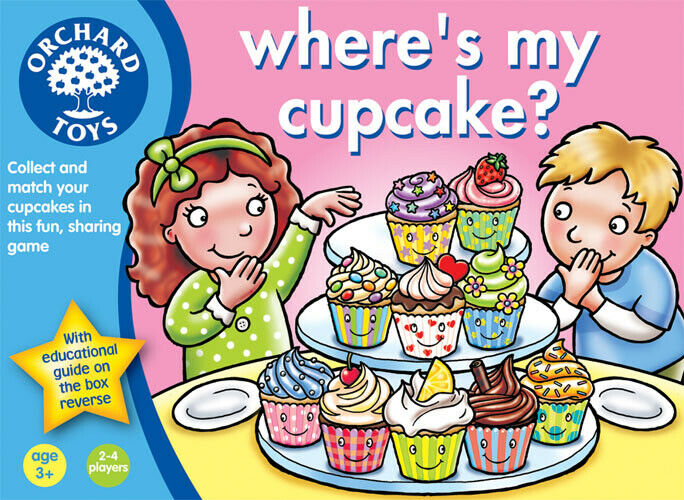 Orchard Toys 013 Where's my Cupcake? Kids Childrens British made Game 3 Yearss +