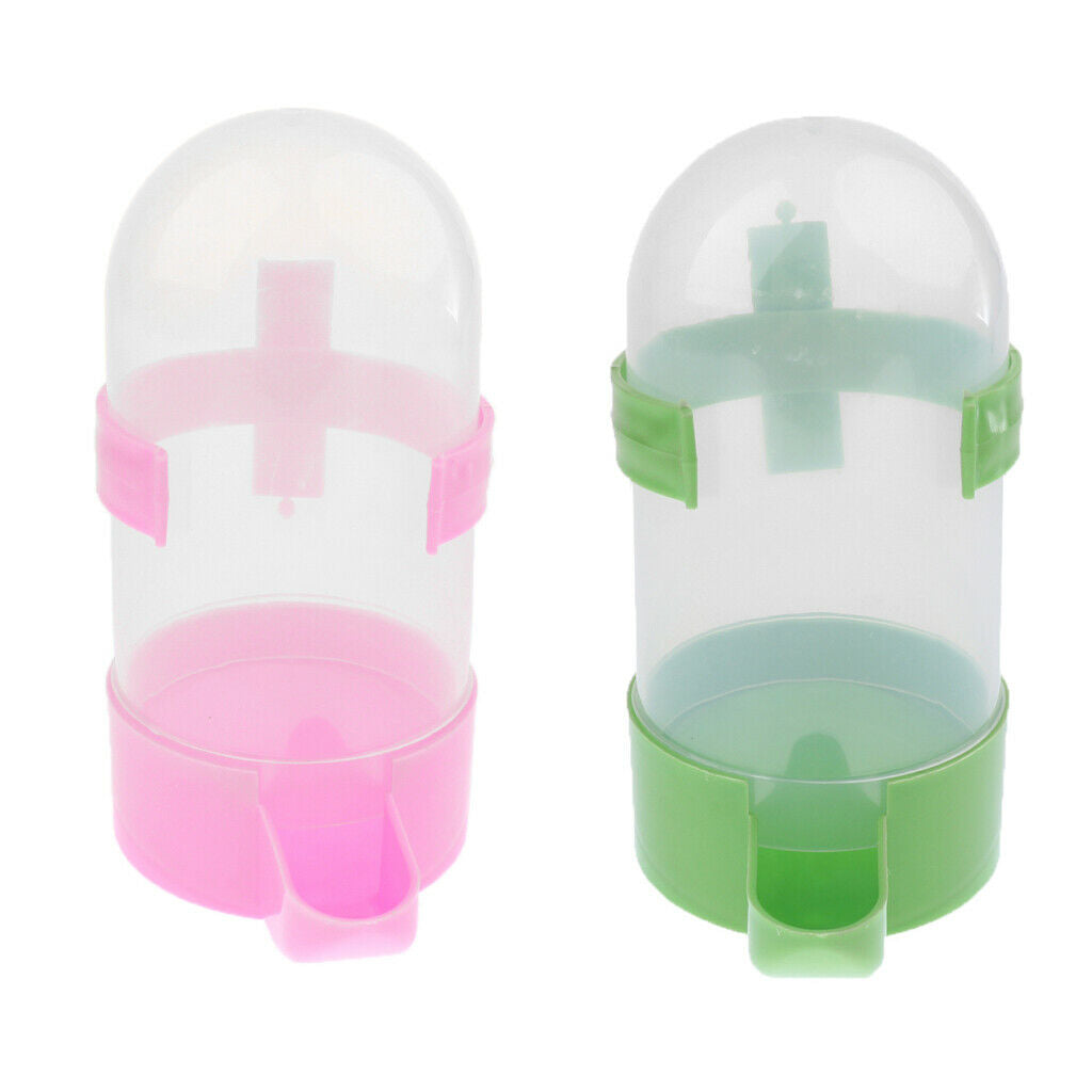Pet Drinking Water Dispenser Drinker Water Fountain Bottle - 1000ml Pink