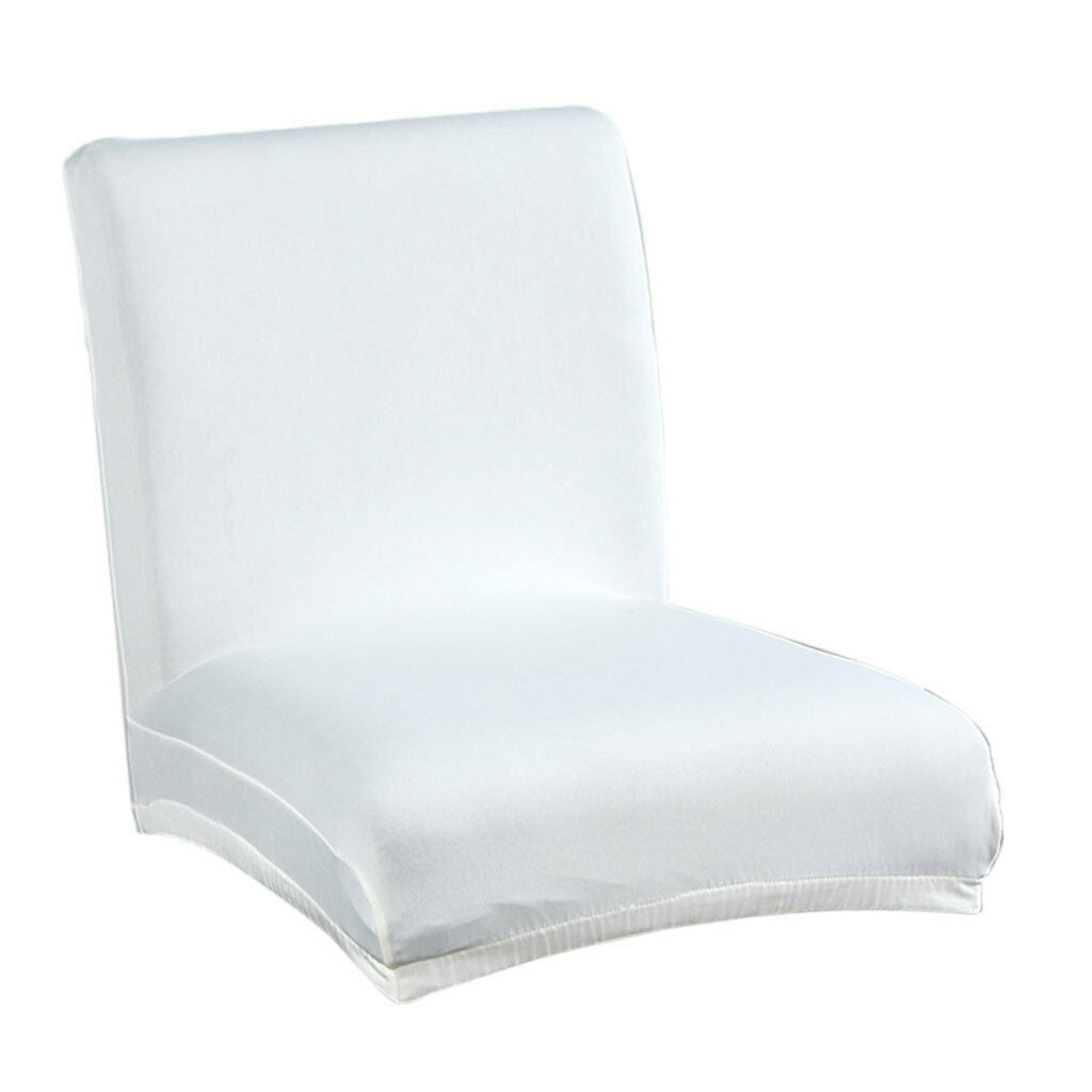 4pcs Chair Seat Cover Stool Slip Covers Black &