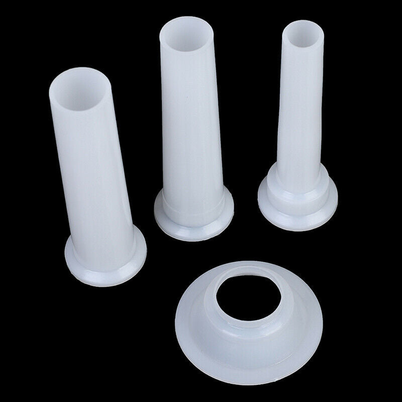 1Set Meat Grinder Sausage Stuffer Filling Tubes Funnels Nozzles for Sausage Tube