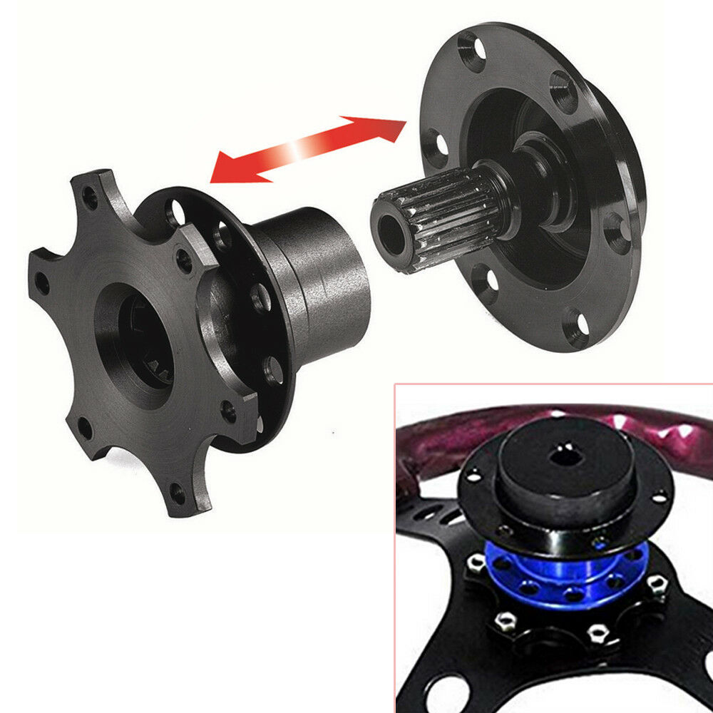Universal Car Steering Wheel Quick Release HUB Racing Adapter Snap Off Dia 85mm