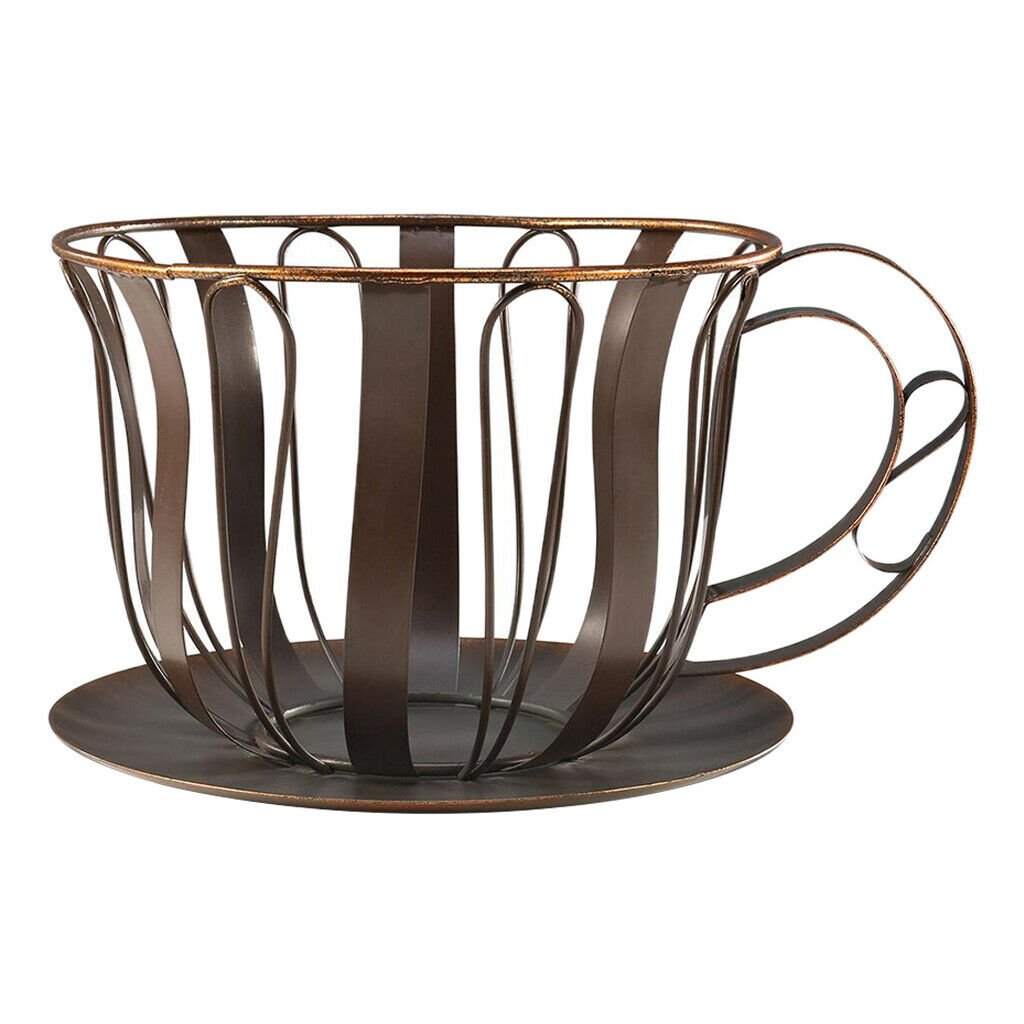 Coffee Pod Holder Large Capacity Fruit Organizer Container Kitchen Office